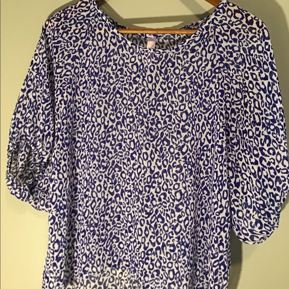 Leopard blouse